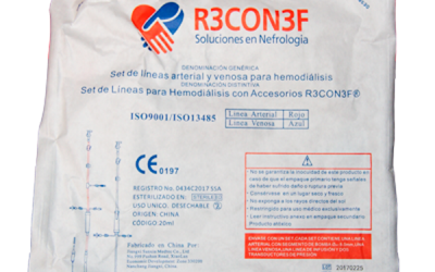 Set línea arterio venosa tipo Fresenius marca R3CON3F.